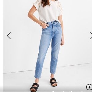 Madewell petite mom jeans